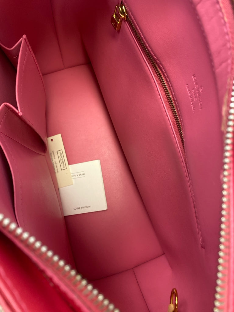 Louis Vuitton Pink Monogram Vernis Patent Tote LM1015