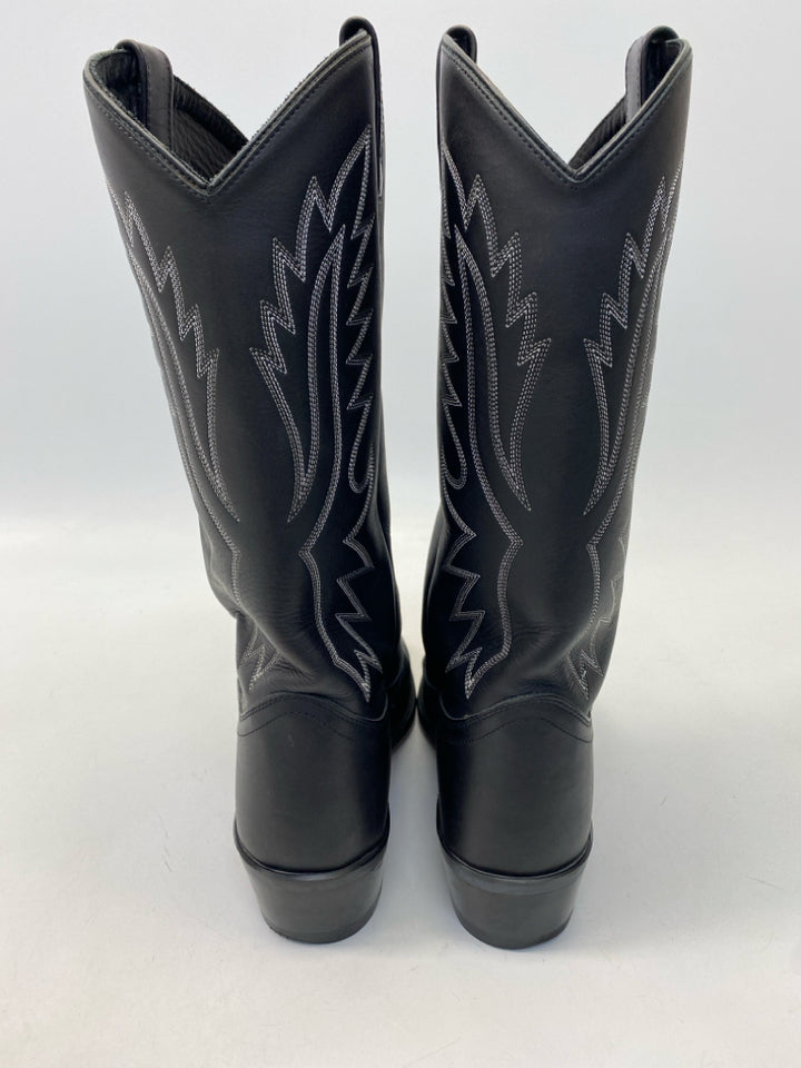 Size 11.5 Black Gray Western Men&
