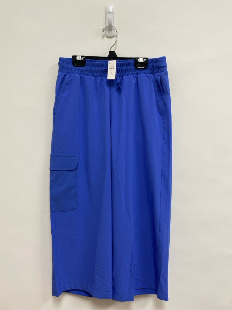 NWT Talbots Size P Blue Pull-on Petite Pants