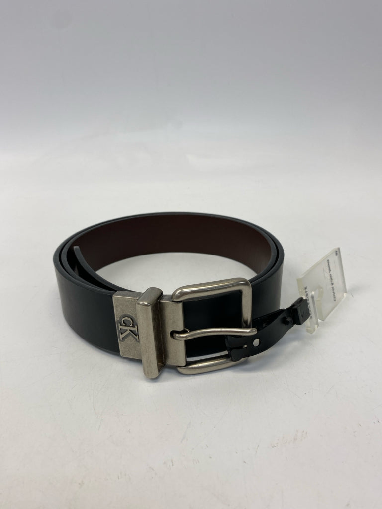 NWT Calvin Klein Size 40 Black Brown Reversible Men&