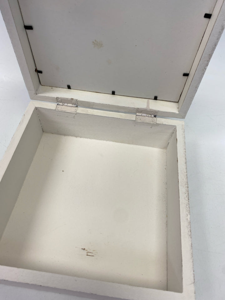 White Distressed Box