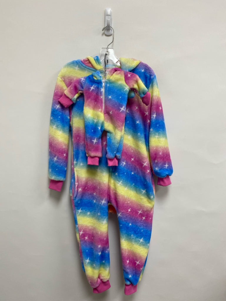 SIZE 4/5 Blue Pink/Yellow Tie Dye Girl&