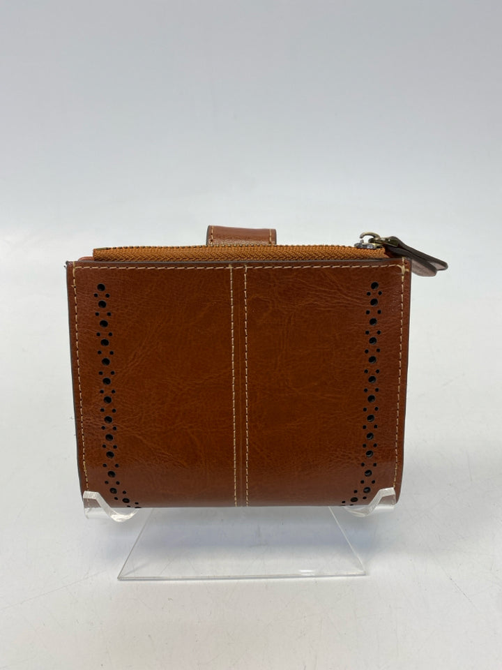 Brown Perforated Wallet