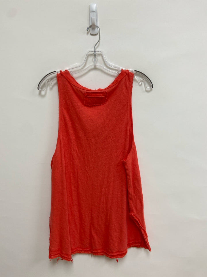 We The Free Size M Orange Tank Ladies Top