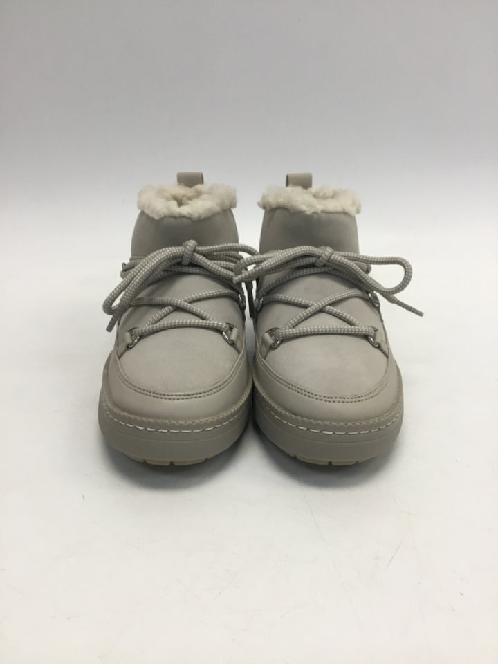 NWT Cole Haan US Shoe Size 5 Taupe Lace-up Boots