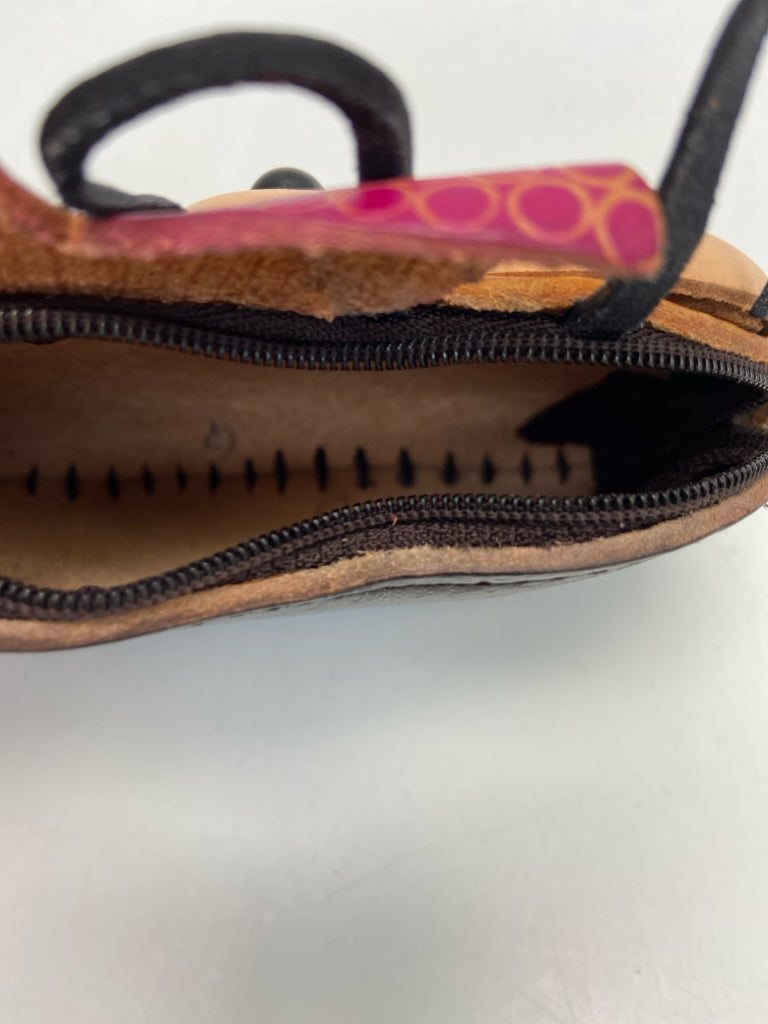 Brown Black Wristlet