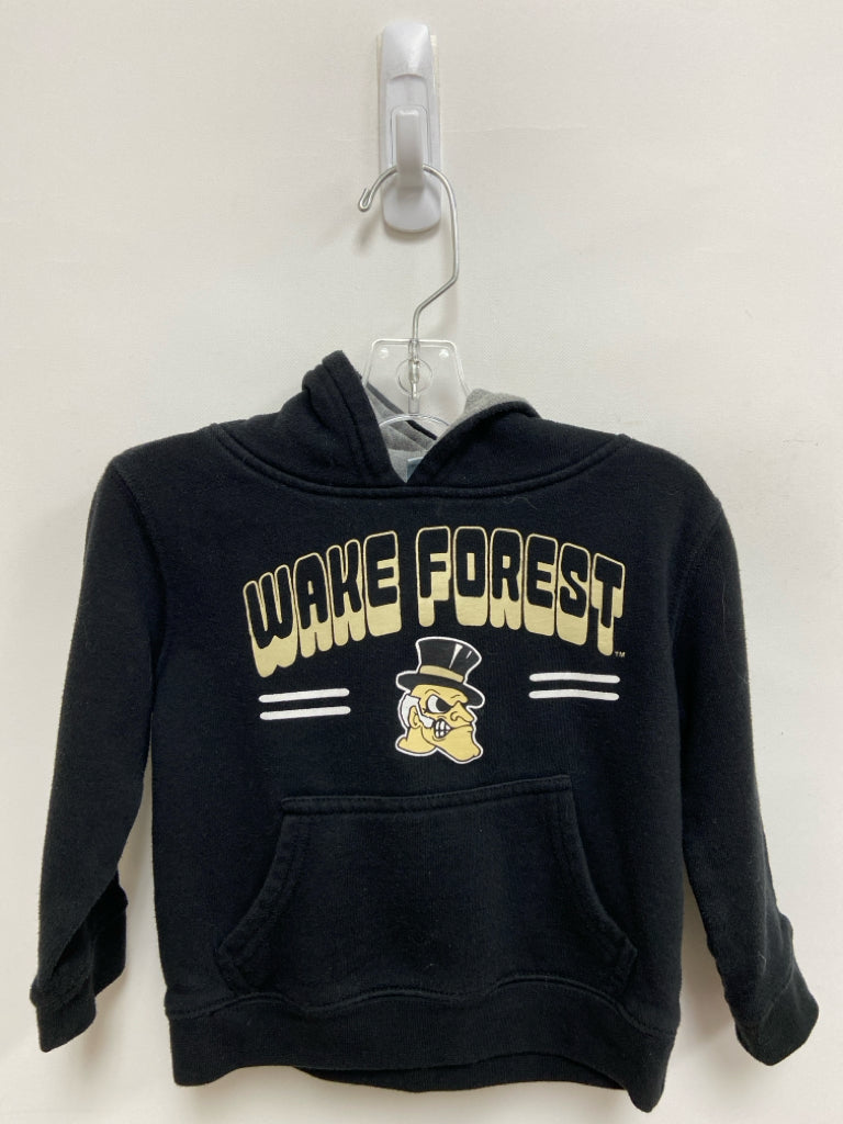 COLOSSEUM SIZE 2T Black Wake Forest Hooded Boy&