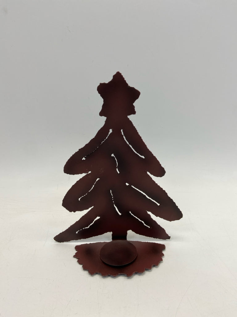 Brown Cut-Out Metal Christmas