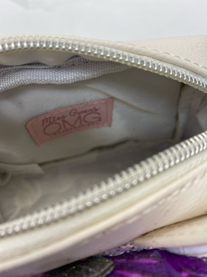 NWT White Pink/Multi Caterpillar Tweed Girl&