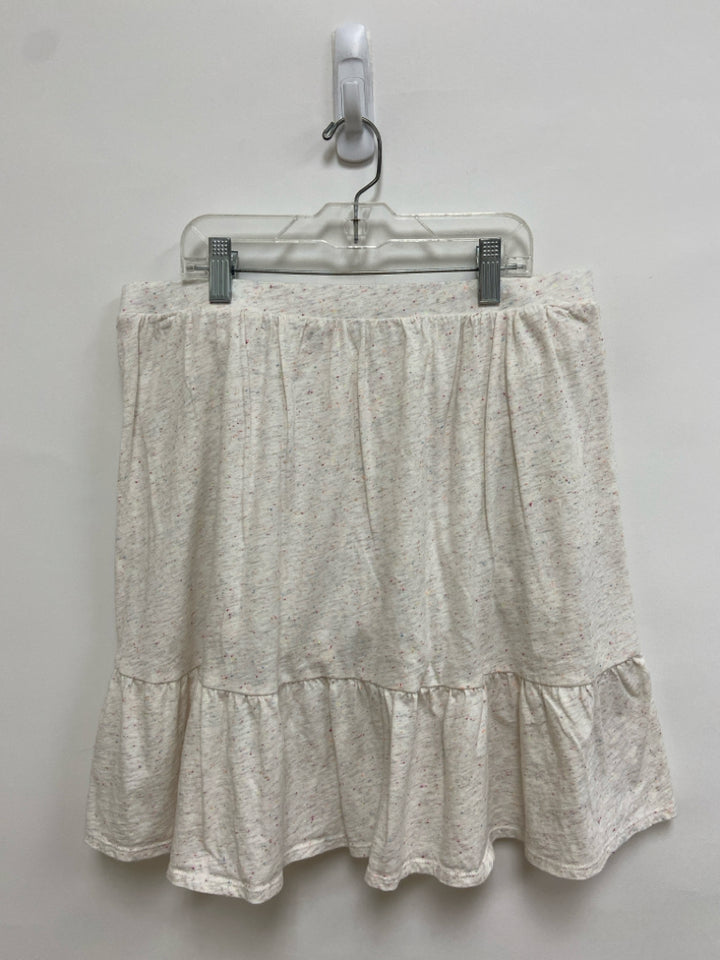 Lands End SIZE 14/16+ Cream Multi Color Speckle Girl&