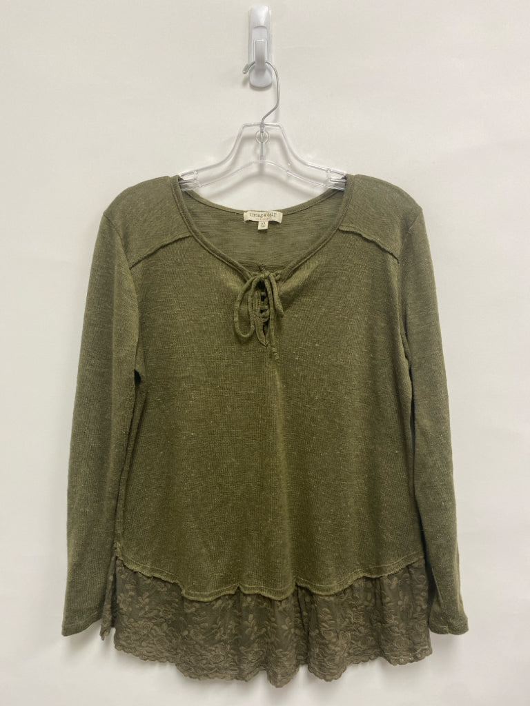 Size XL Olive Green Ladies Top