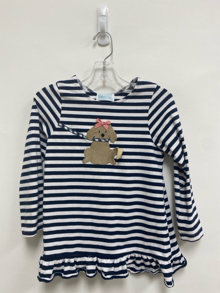 Funtasia SIZE 7 Navy White/Tan Stripe Girl&