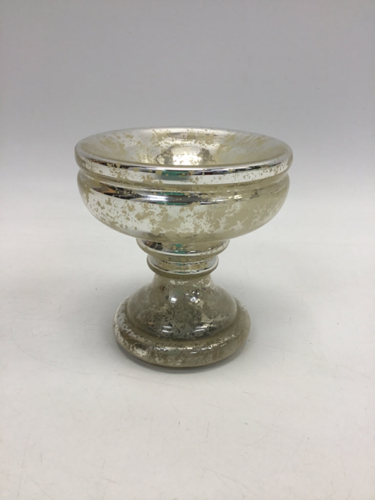 Silver Mercury Glass Candleholder(s)