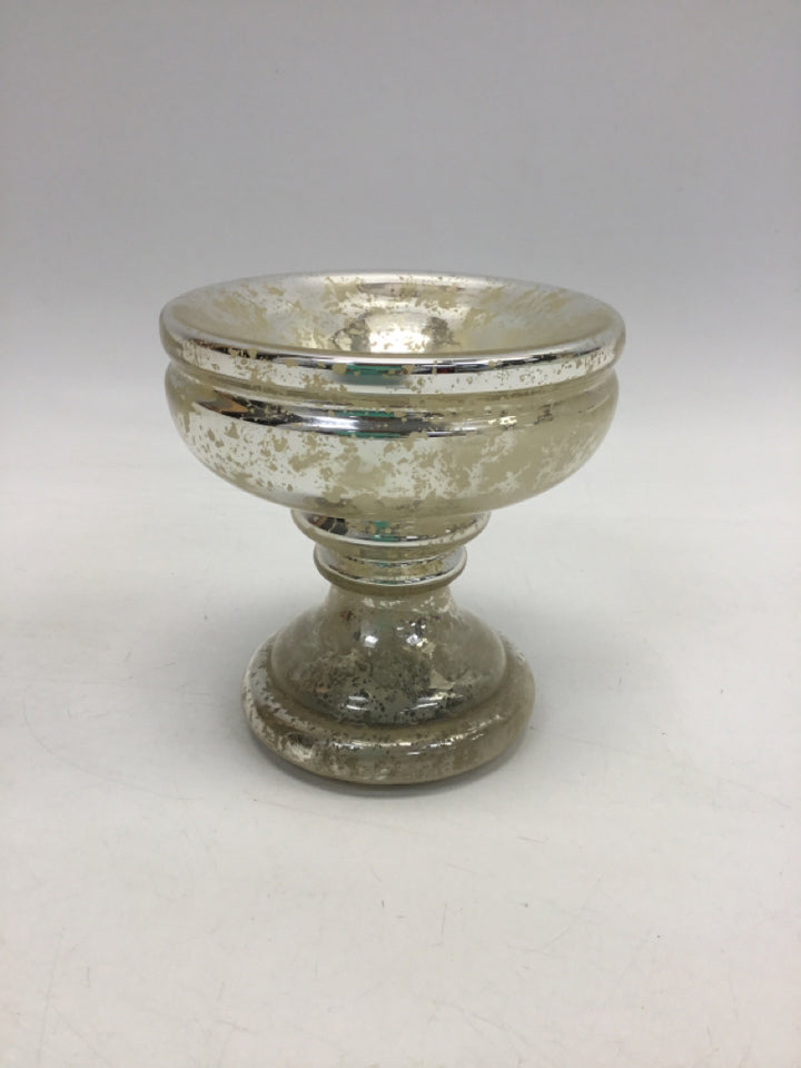 Silver Mercury Glass Candleholder(s)