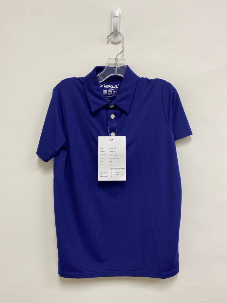 NWT IBKUL SIZE 7/8 Navy Polo Boy&