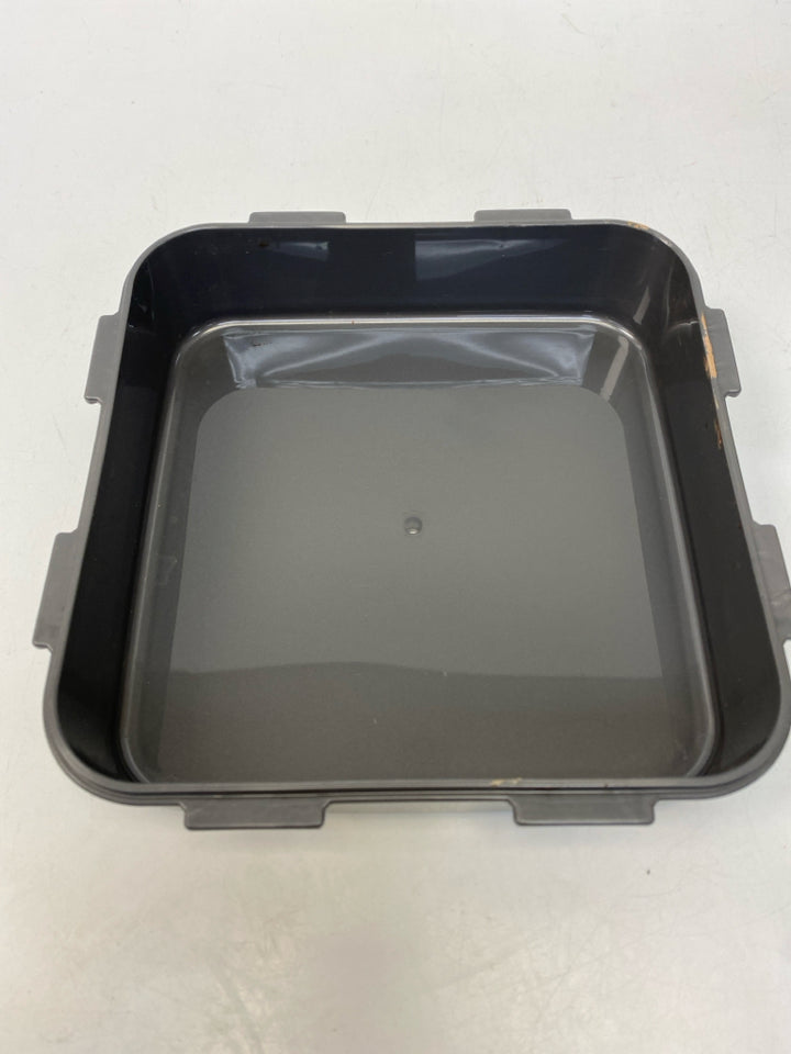 Lock &amp; Lock Clear Dark Gray Storage Container