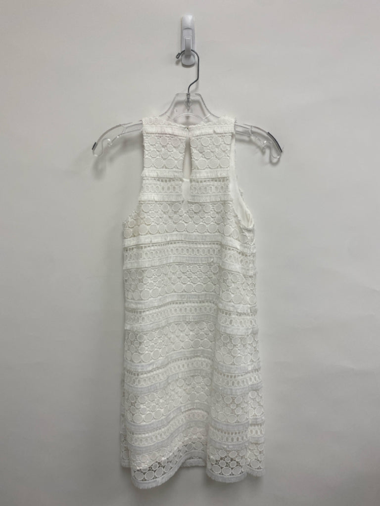 LILLY PULITZER Size 0 White Lace Sleeveless Ladies Dress