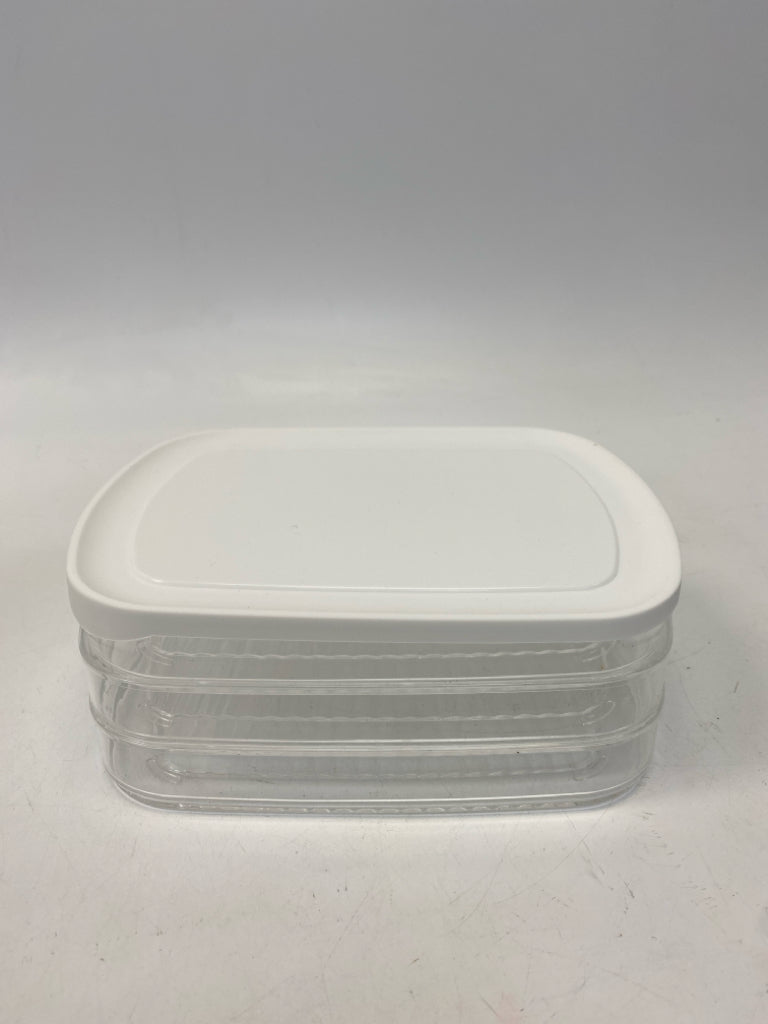 Clear White Storage Container