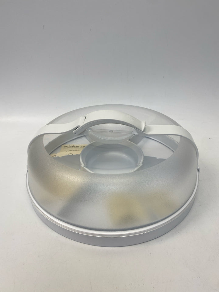Pampered Chef Clear White Serving Piece