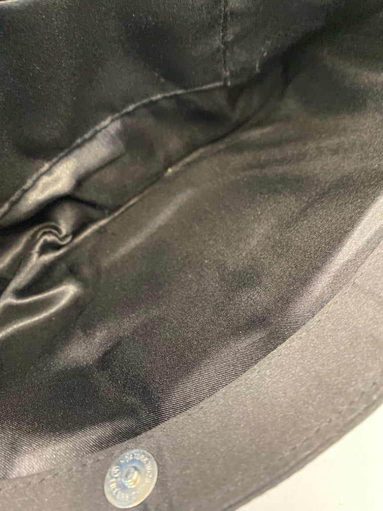 Black Ruffles Handbag