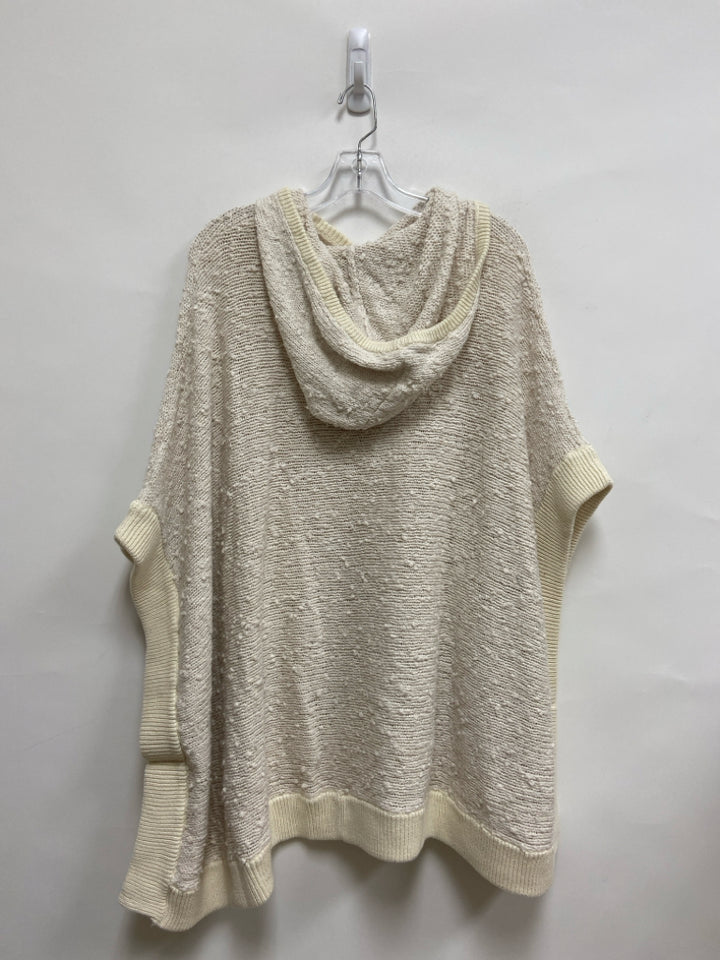 FP Beach Size XS Cream Poncho Ladies Sweater