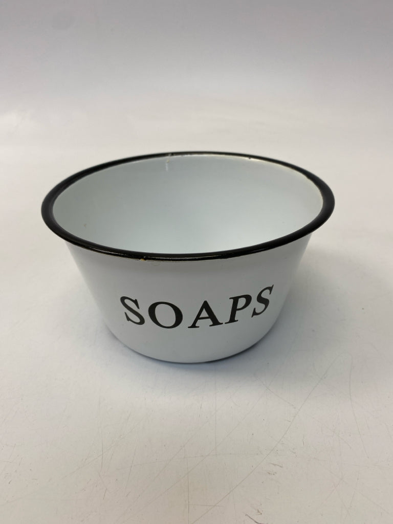 White Enamel Soap Dish