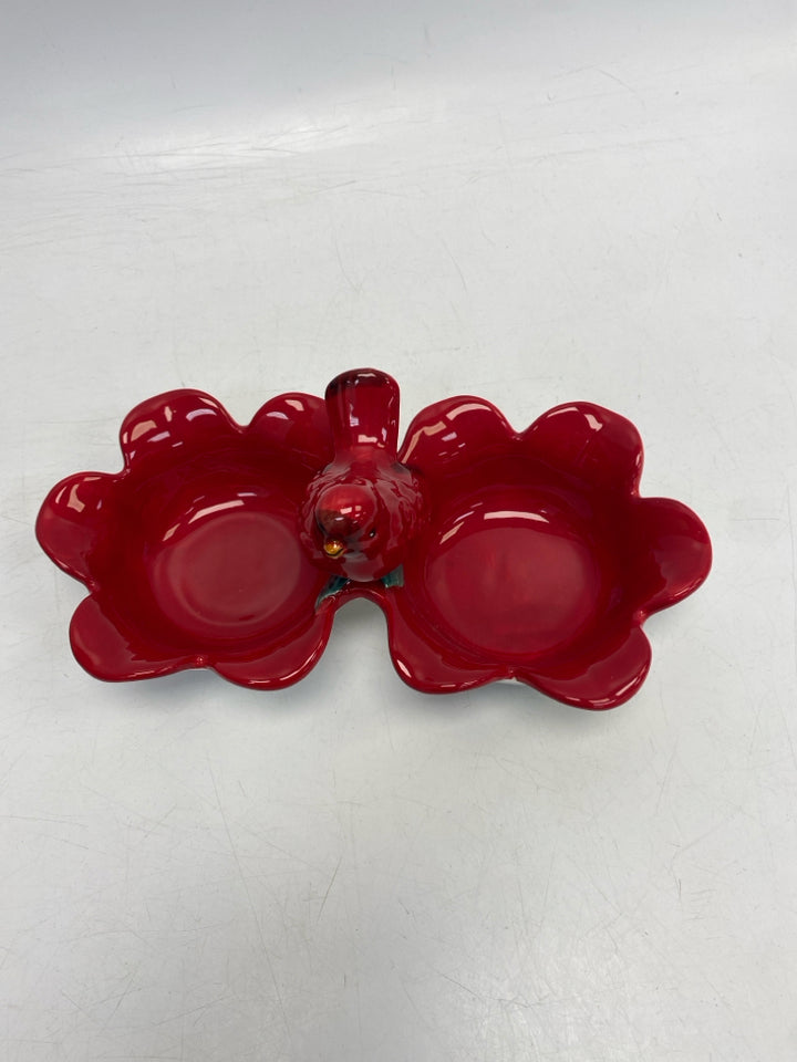 Pfaltzgraff Red White Birds Serving Piece