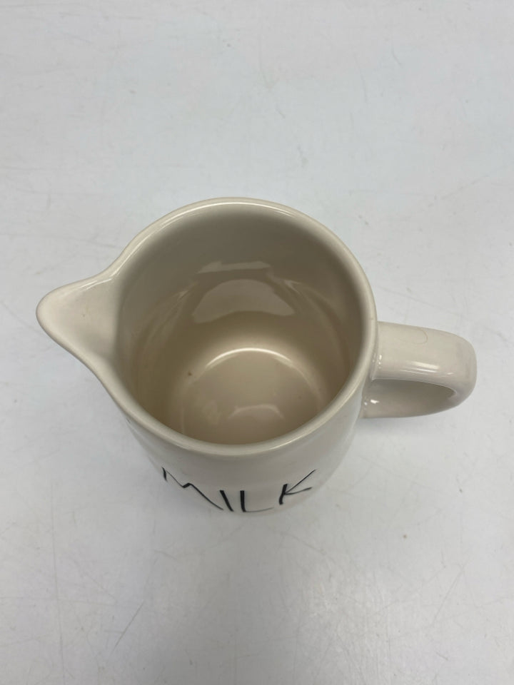 Rae Dunn Cranberry Black Words Pitcher