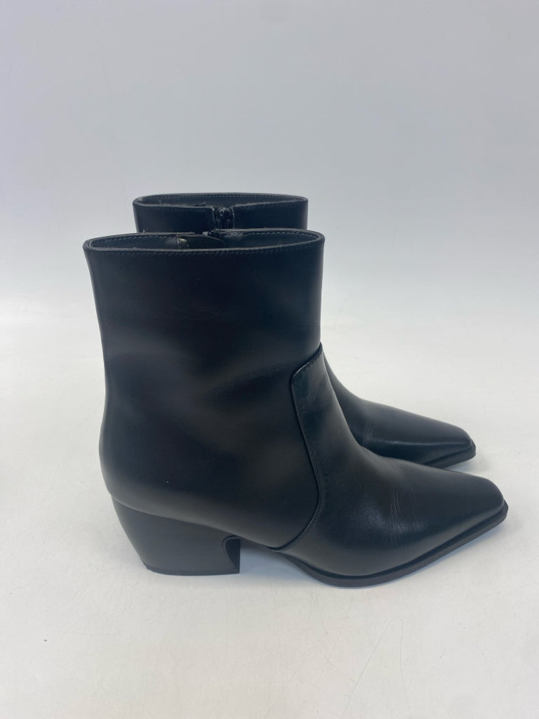 Franco Sarto US Shoe Size 8 Black Side Zipper Boots