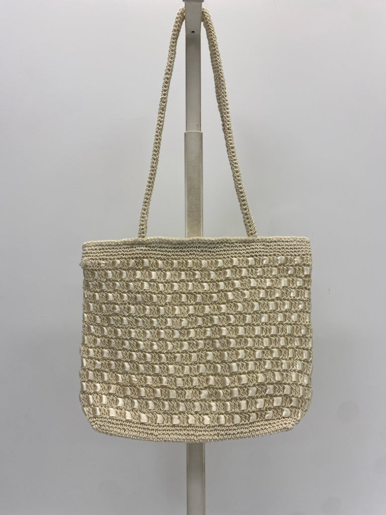 Champagne Woven Handbag