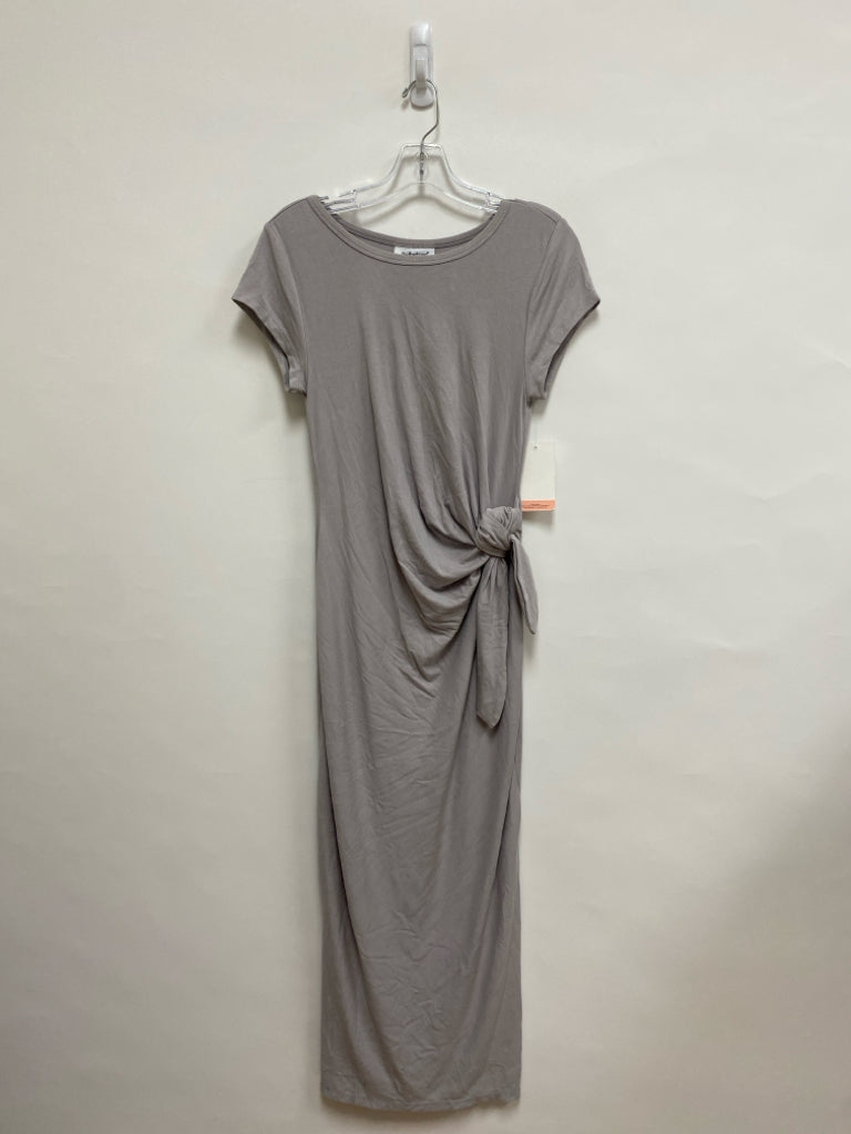 NWT Motherhood Size S Gray Knotted Maternity Dress