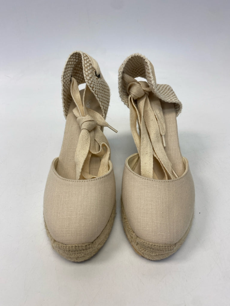 Soludos  Size 6.5 Cream Flats