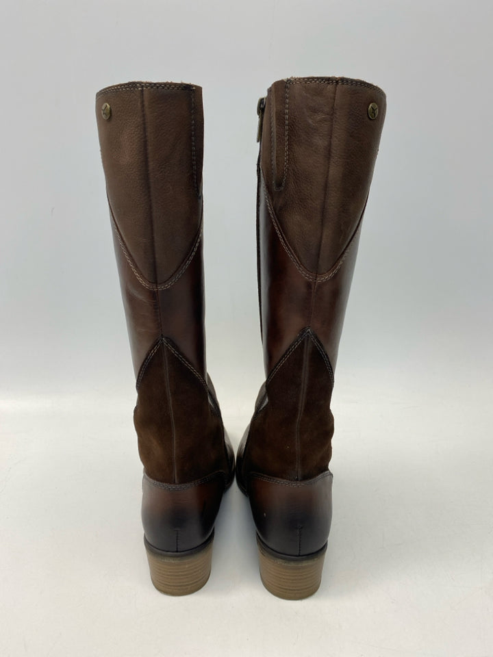 NWOT Pikolinos EU Shoe Size 39 US Shoe Size Brown Patchwork Boots