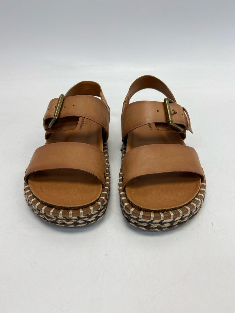 Lucky Brand  Size 5 Brown Buckle(s) Leather Sandals