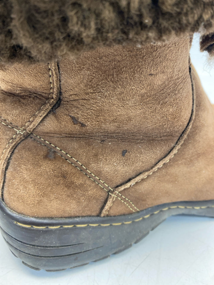 Sofft US Shoe Size 8.5 Brown Lace-up Boots