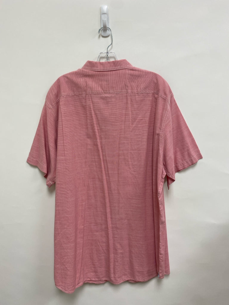 Cremieux Size 2X Pink Button Up Men&