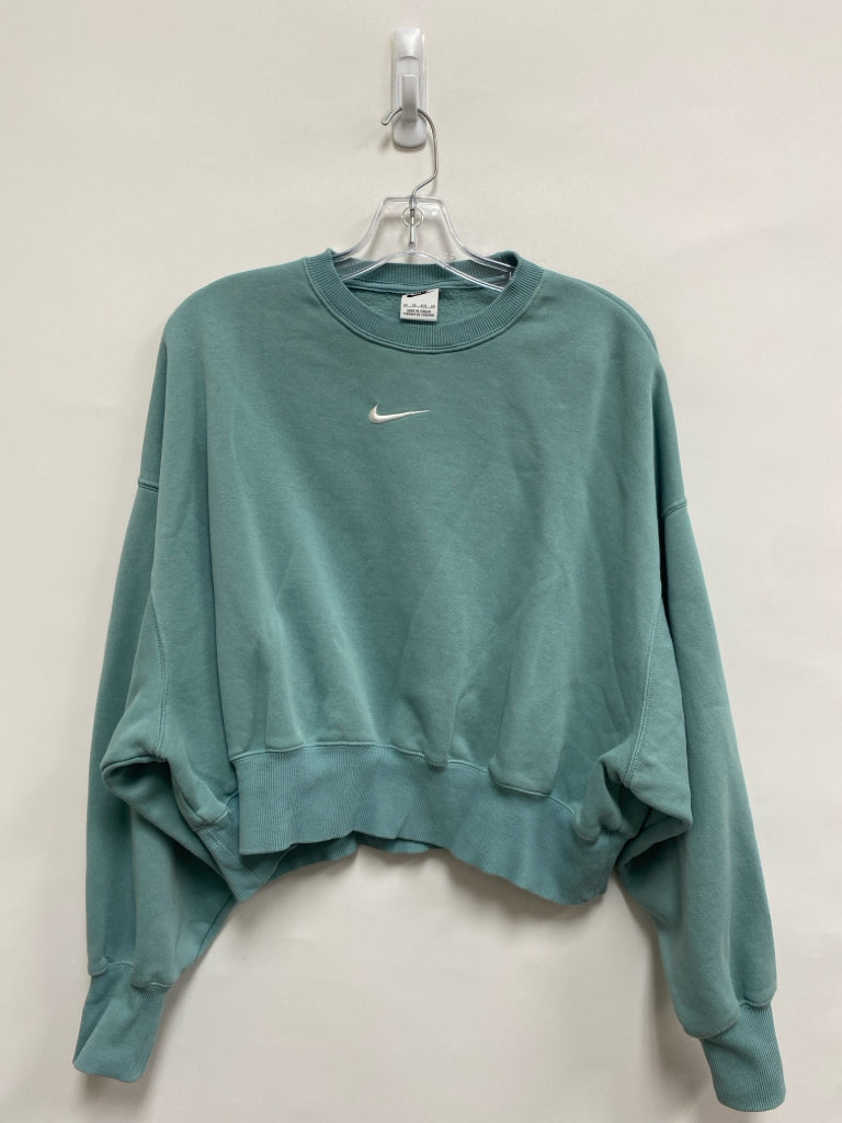 Nike Size XS Seafoam Athletic Sweatshirt
