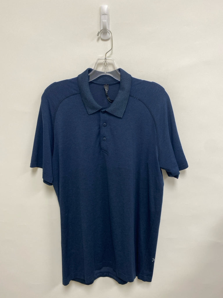 Lululemon Size L Navy Polo Men&