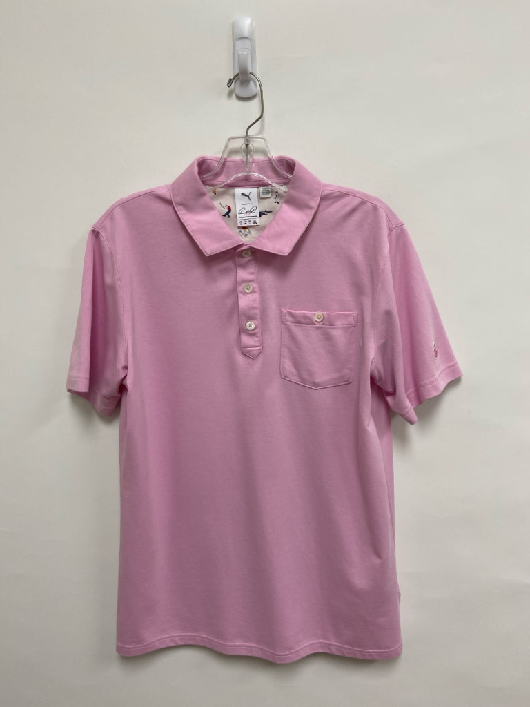 Puma Size M Pink Polo Men&