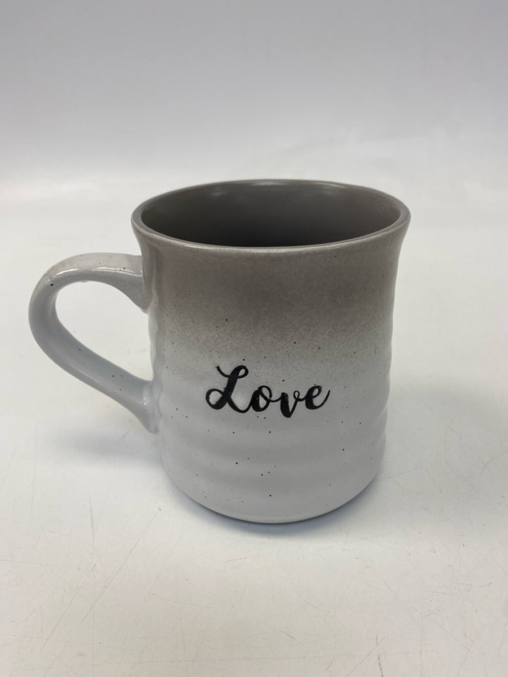 Gray White Gradient Coffee Mug