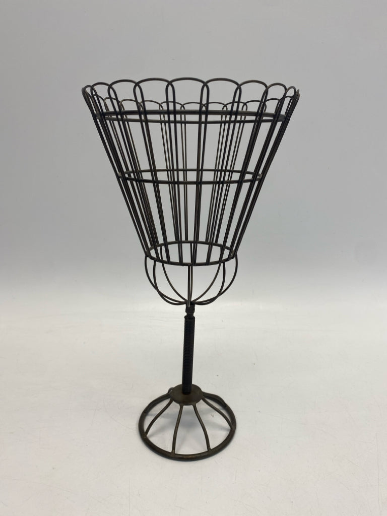 Brown Metal Basket