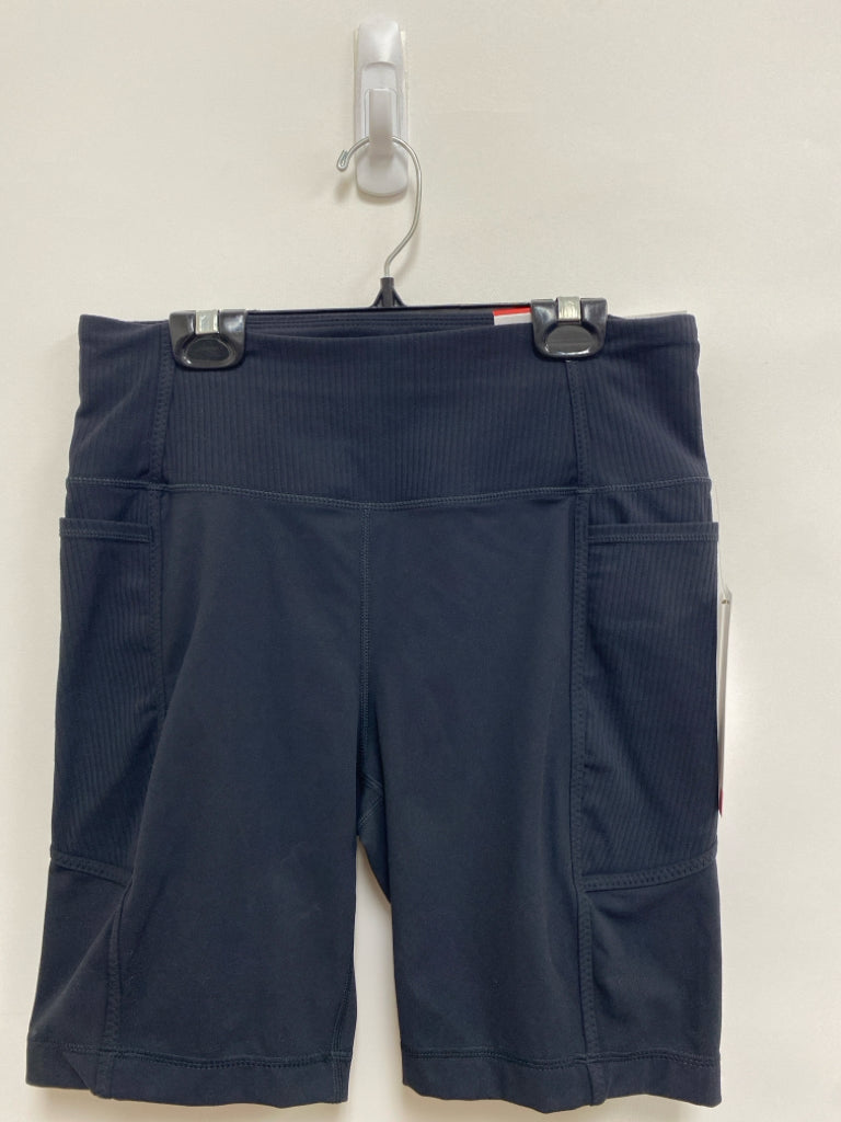 NWT Mondetta Size M Black Ribbed Athletic Shorts