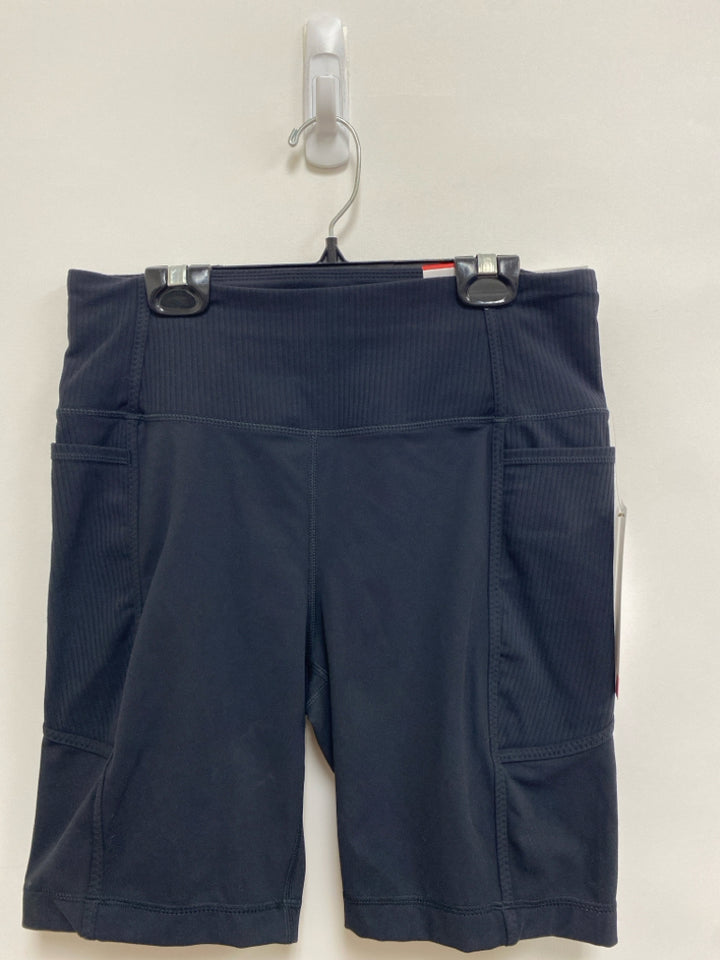 NWT Mondetta Size M Black Ribbed Athletic Shorts