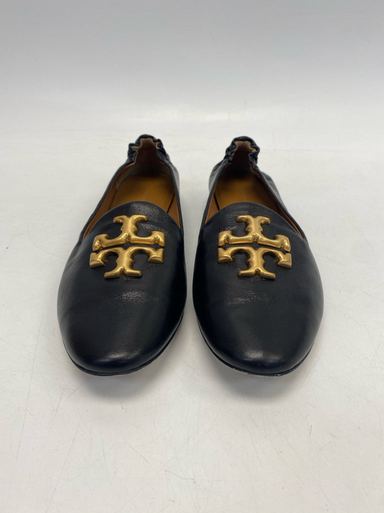 Tory Burch US Shoe Size 9 Black Gold Accent(s) Flats