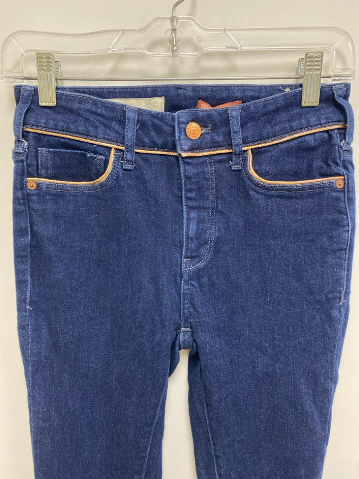 Pilcro Size 25 Dark Blue Ladies Jeans