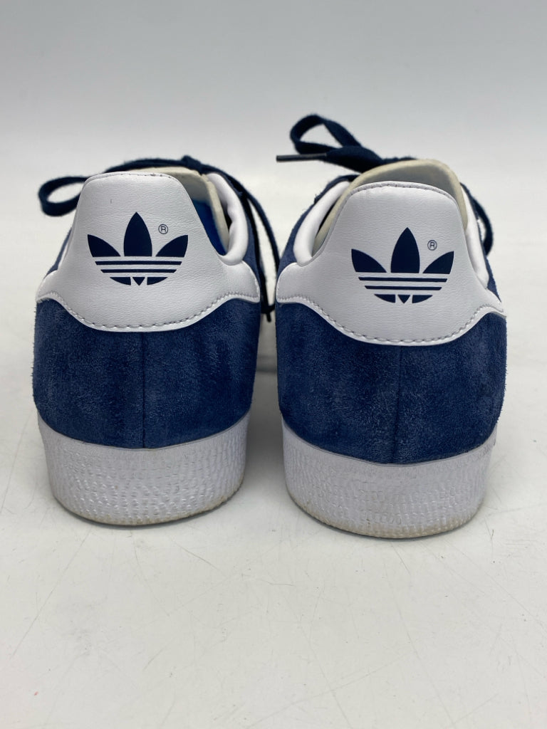 Adidas US Shoe Size 8 Navy White Lace-up Sneakers