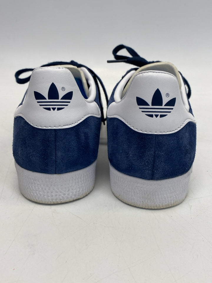 Adidas US Shoe Size 8 Navy White Lace-up Sneakers