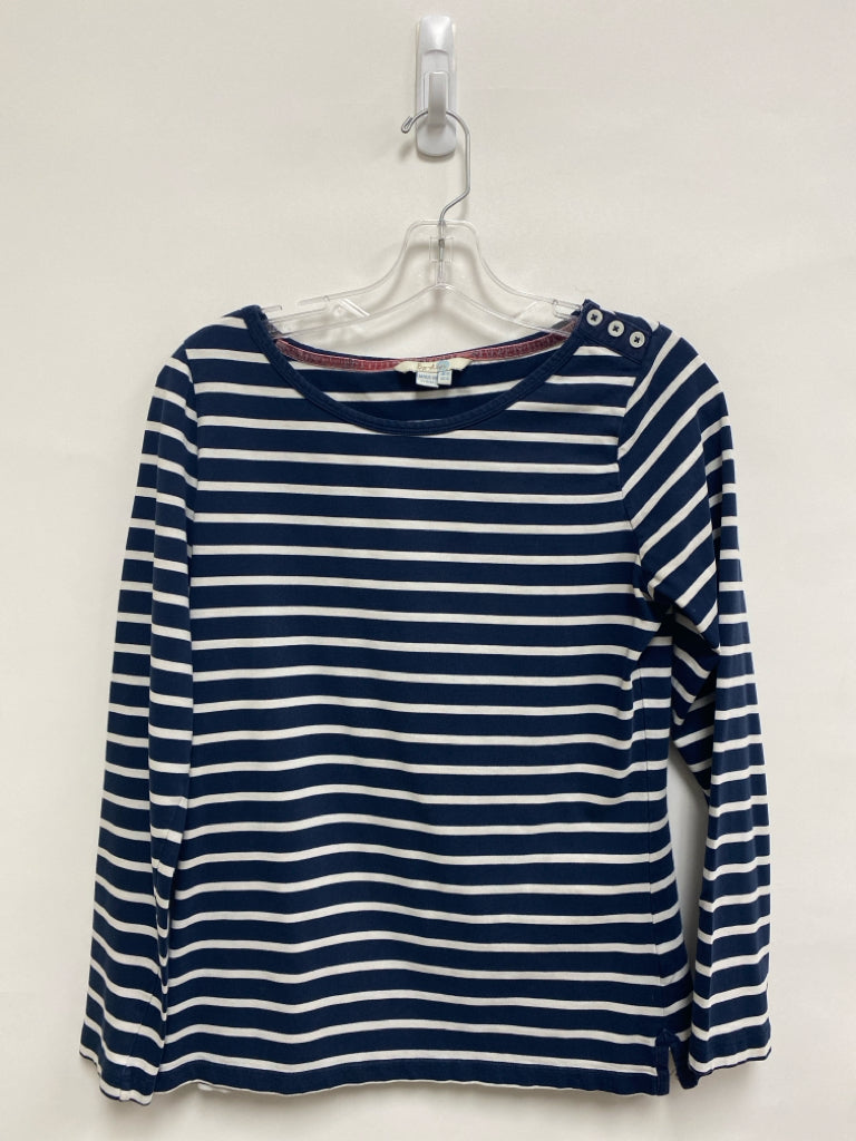 Boden Size 6 Navy White Stripes Ladies Top