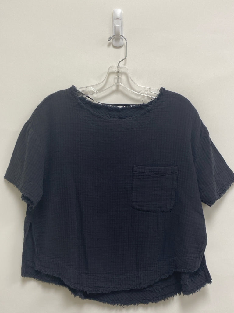 We The Free Size XS Charcoal Fringe Ladies Top