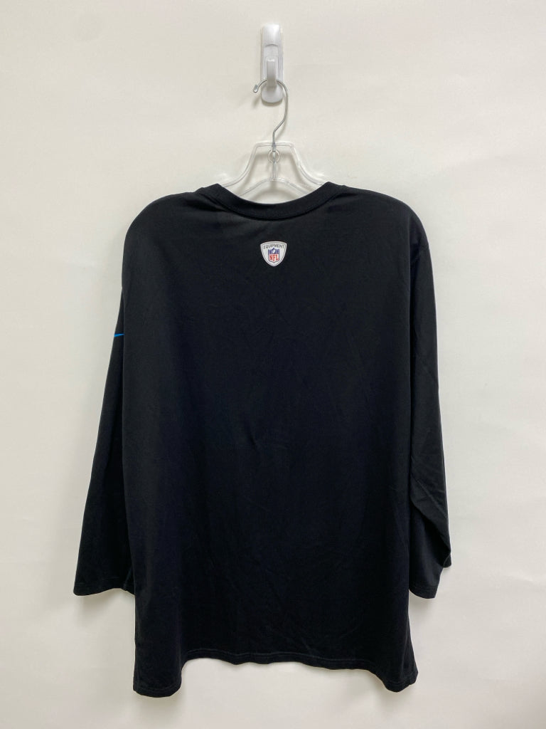 Nike Size XXL Black Blue/White Carolina Panthers Men&
